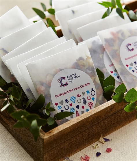 charity wedding favours